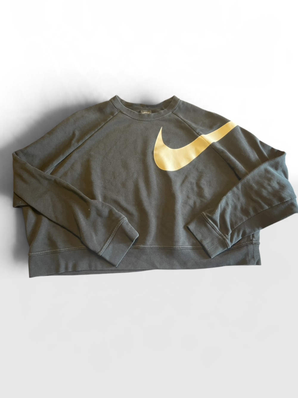 Nike | Women’s Black Oversized Cropped Sweatshirt